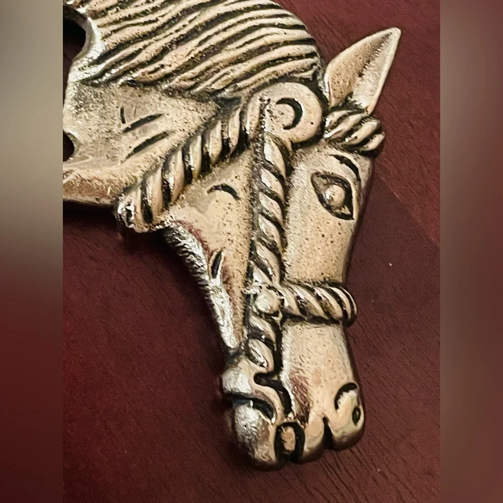 Vintage Stamped Silverton Horse Head Cast Metal Bottle Opener - Picture 3 of 8